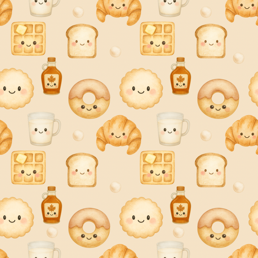 Couverture minky petit déjeuner Canadien 🧇 moyenne