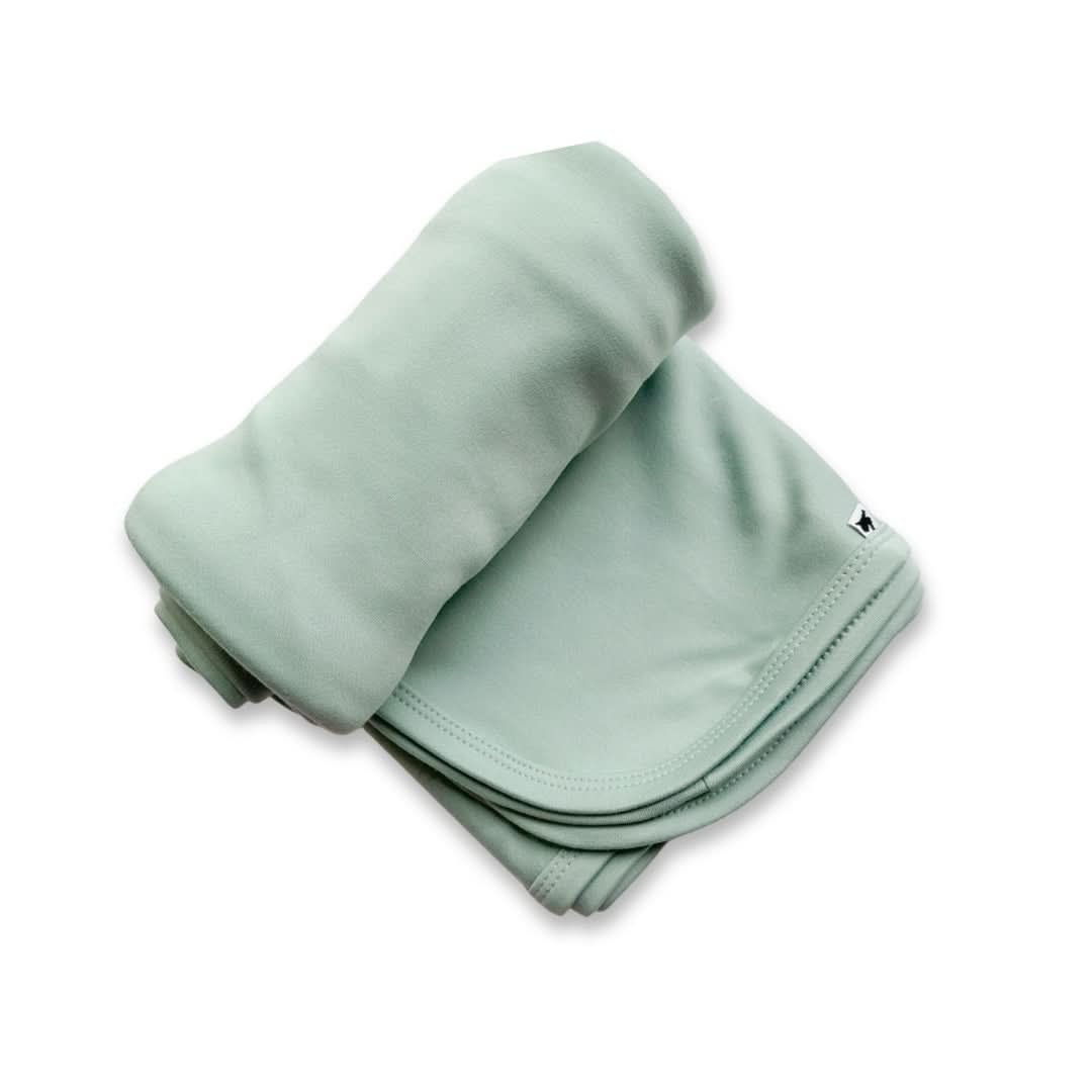 Baby Bamboo Swaddle Blanket | Tidal Blue