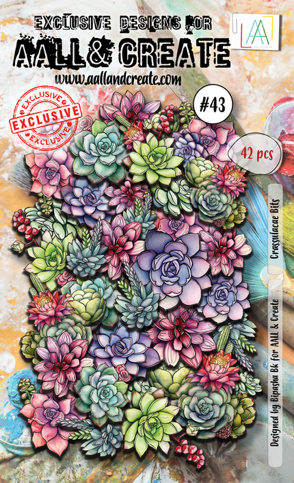 AALL and Create #43 - Ephemera - Crassulacae Bits