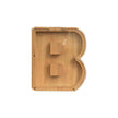 Wooden Animal & Alphabet Piggy Bank – Kids Holiday Gift, A–Z & Animal Styles