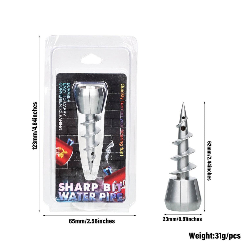 23mm Metal Screw Shape Hookah Metal Gun Head Accessories