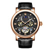Men's Business Casual Waterproof Luminous Leather Watch