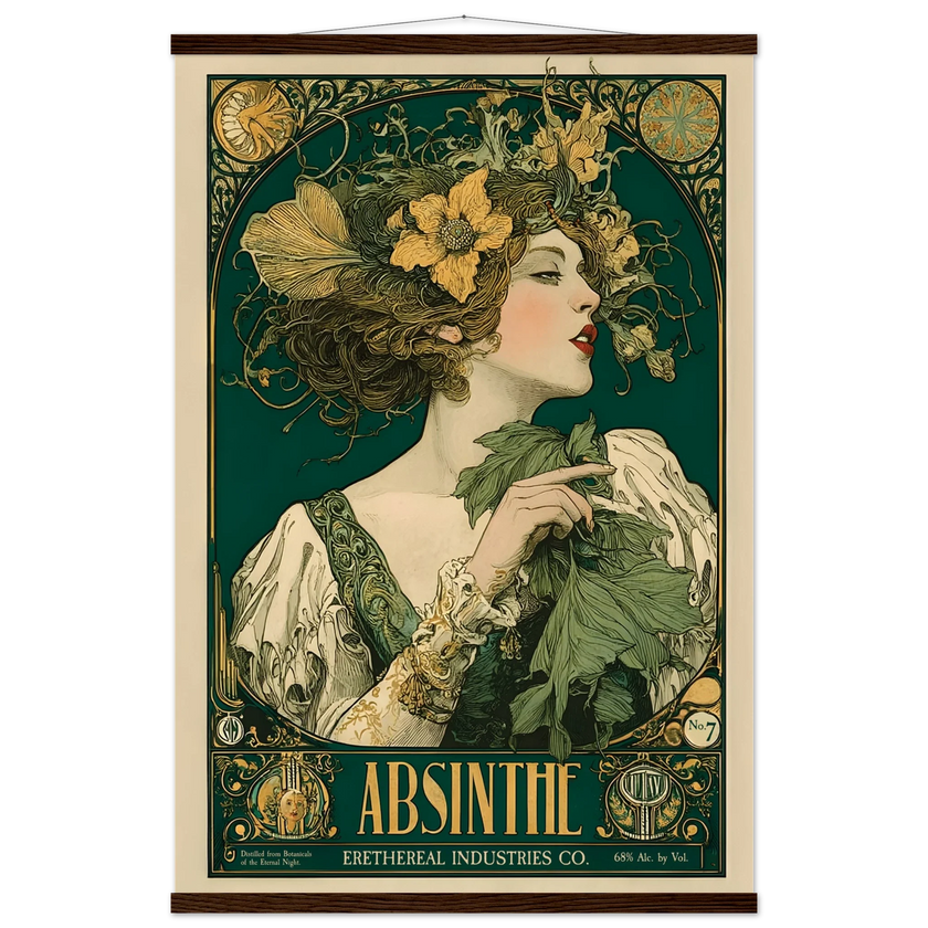 L’Absinthe d’Ombre - Poster & Framed Print