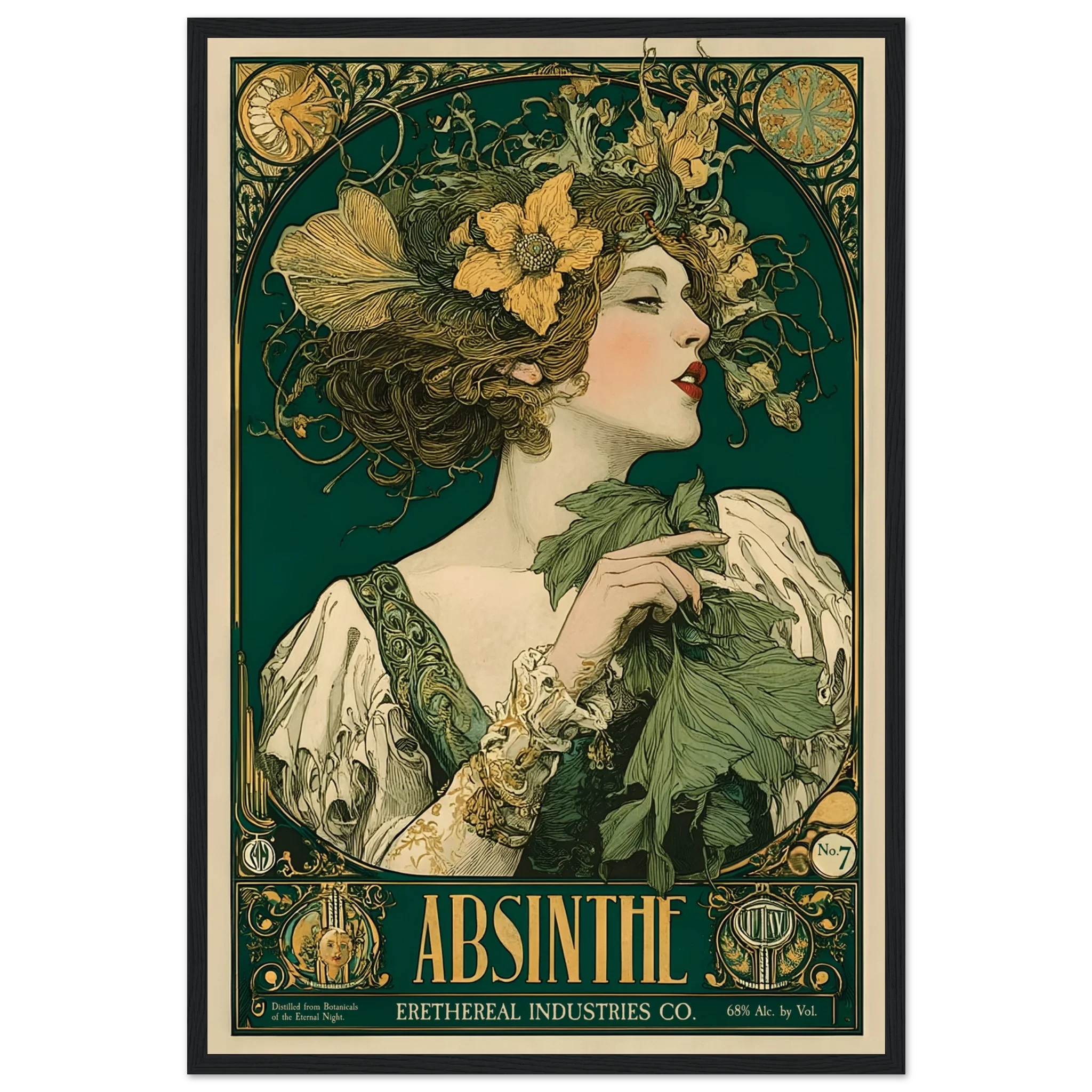 L’Absinthe d’Ombre - Poster & Framed Print