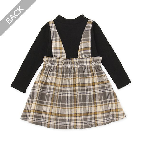 西松屋 ELFINDOLL ビエラレイヤード風長袖ワンピース 正規品