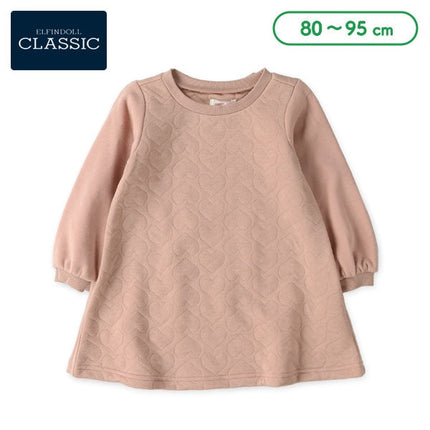 西松屋 ELFINDOLL CLASSIC ニットキルトハートワンピース 正規品