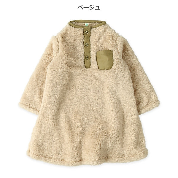 西松屋 ELFINDOLL ナッピングフリース長袖ワンピース 正規品