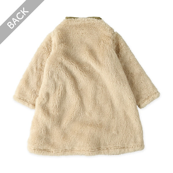 西松屋 ELFINDOLL ナッピングフリース長袖ワンピース 正規品