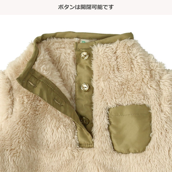 西松屋 ELFINDOLL ナッピングフリース長袖ワンピース 正規品