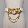 Street shot fashion metal chain link Waist Belt women