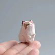 Creative Decorative Hand carved wooden Cat Trinkets Ornaments