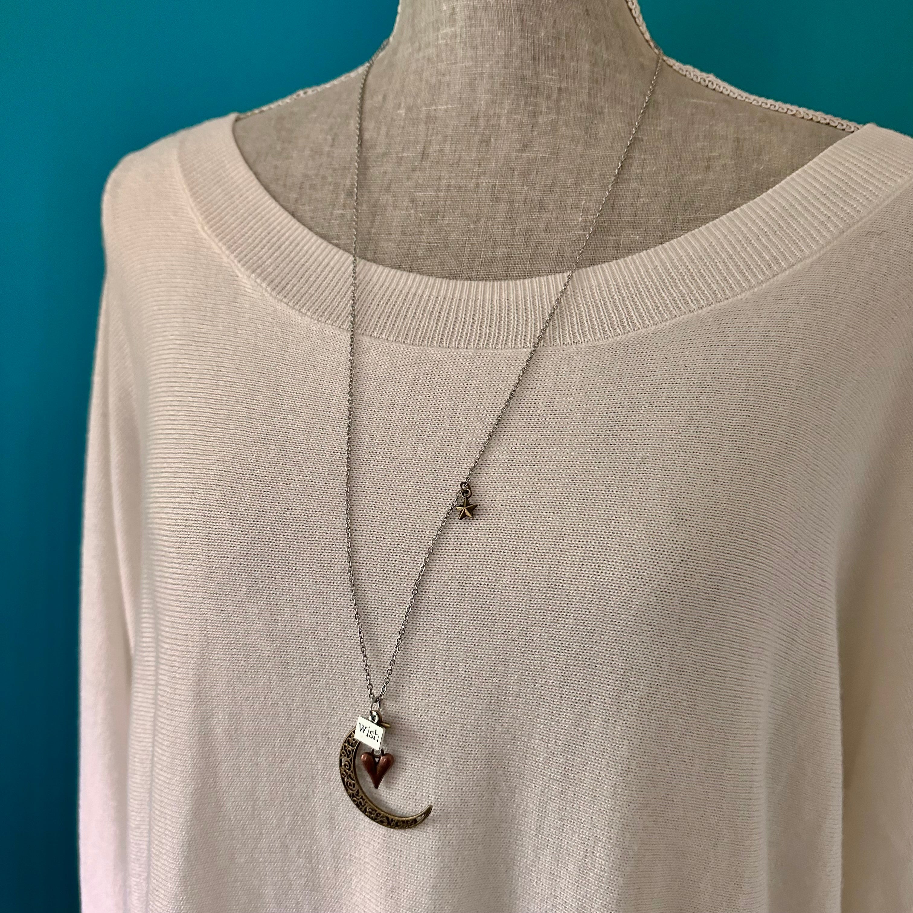 Love you to the Moon Necklace