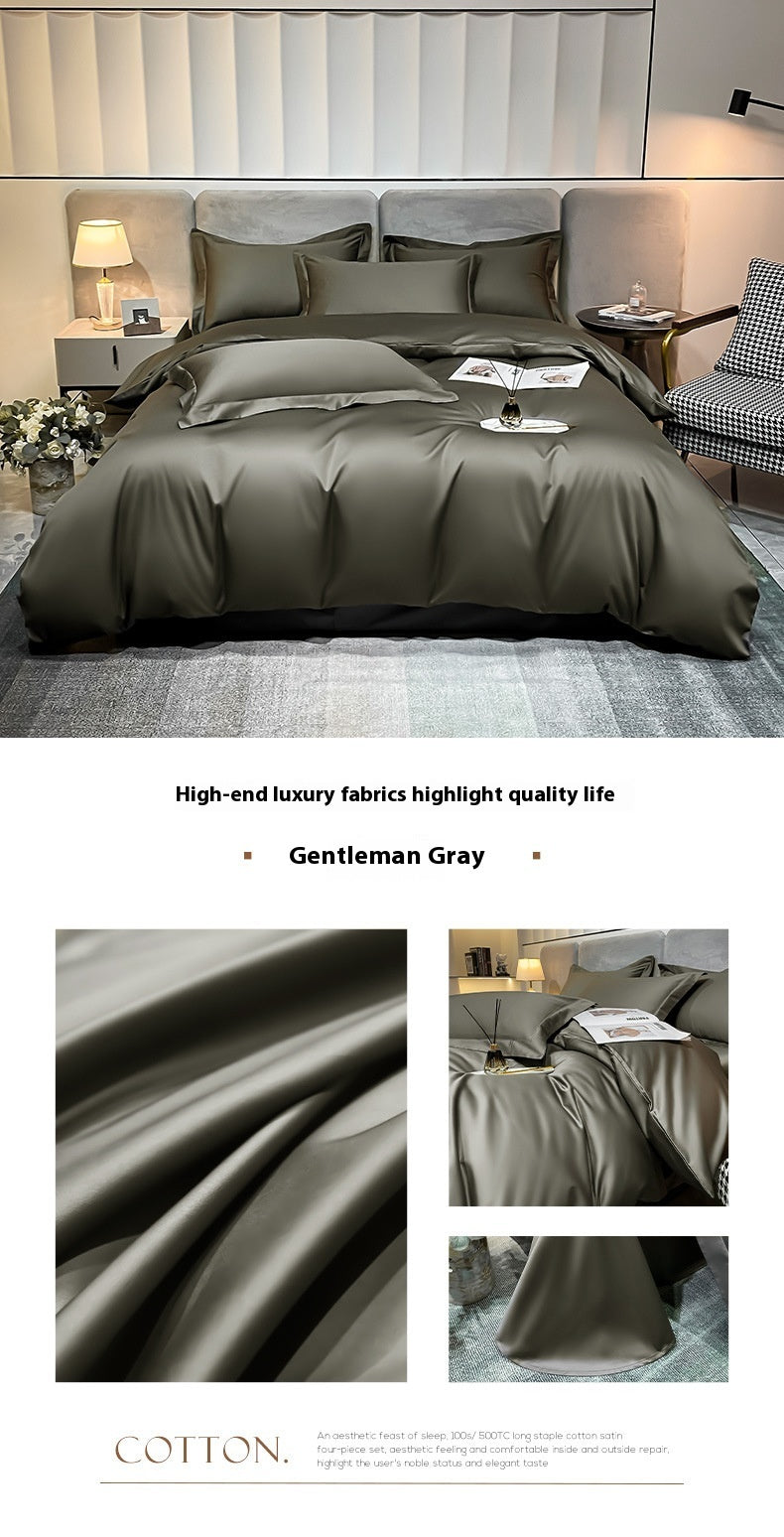Egyptian Long‑Staple Satin Fabric Cotton Sheet – Luxury, Breathability & Timeless Comfort