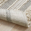 Woven Texture Stripe Bath Rug Grey 20x32