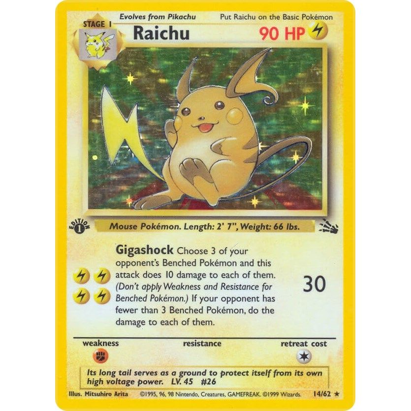 Raichu (14) (14/62) (FO)