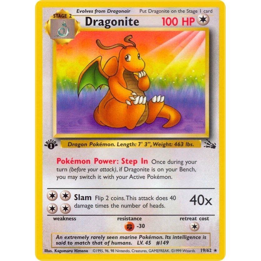 Dragonite (19) (19/62) (FO)