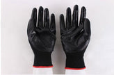 Nitrile Impregnated Work Gloves – Oil-Resistant Anti-Slip 13-Needle Nylon Gloves for Precision & Logistics