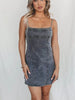 Stretch Denim Sexy Bandeau Slim-fit Dress Women's Clothing