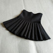 Girls Autumn Clothing Knitted Skirt High Waist Pleated Mini Skirt