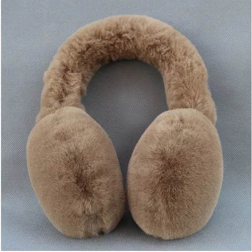 Ear Muffs Women – Warm Imitation Fur Headband for Winter
