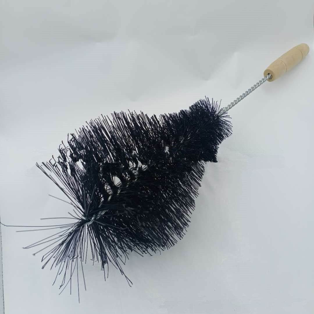 Hookah Glass Bottle Cleaning Brush With Wooden Handle