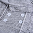 Turtleneck hooded sweater