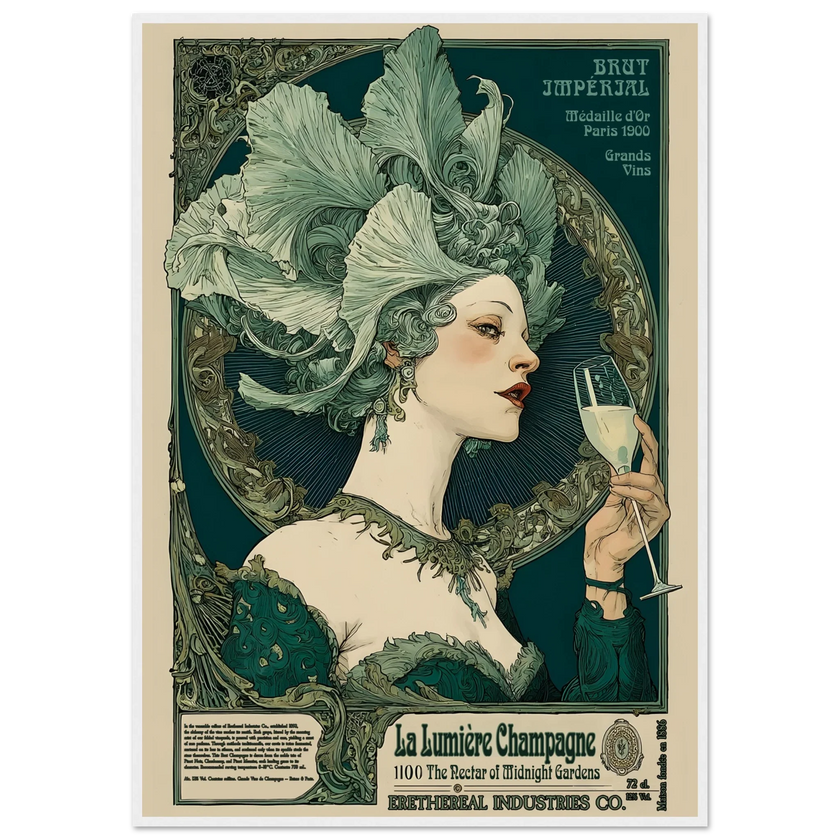 La Lumière Champagne - Poster & Framed Print