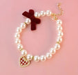 Raya Dog Collar | Pearl Style Dog Collar