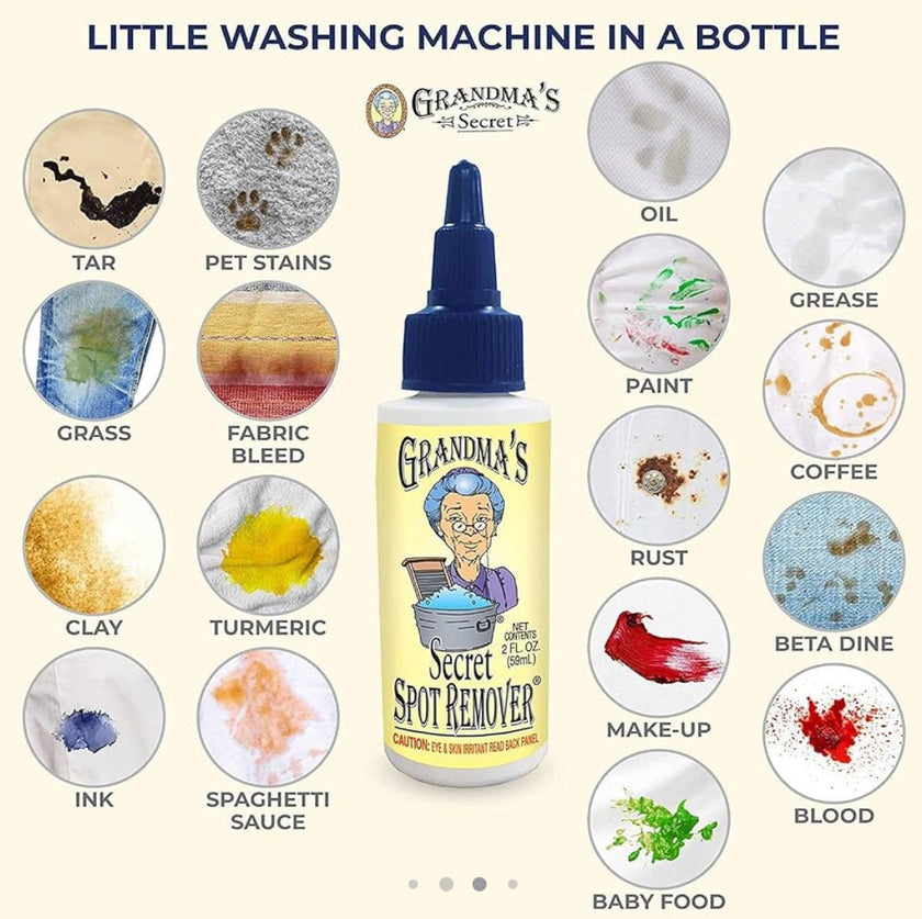 Grandma's Secret Spot Remover | Fabric Stain Solution, 2oz