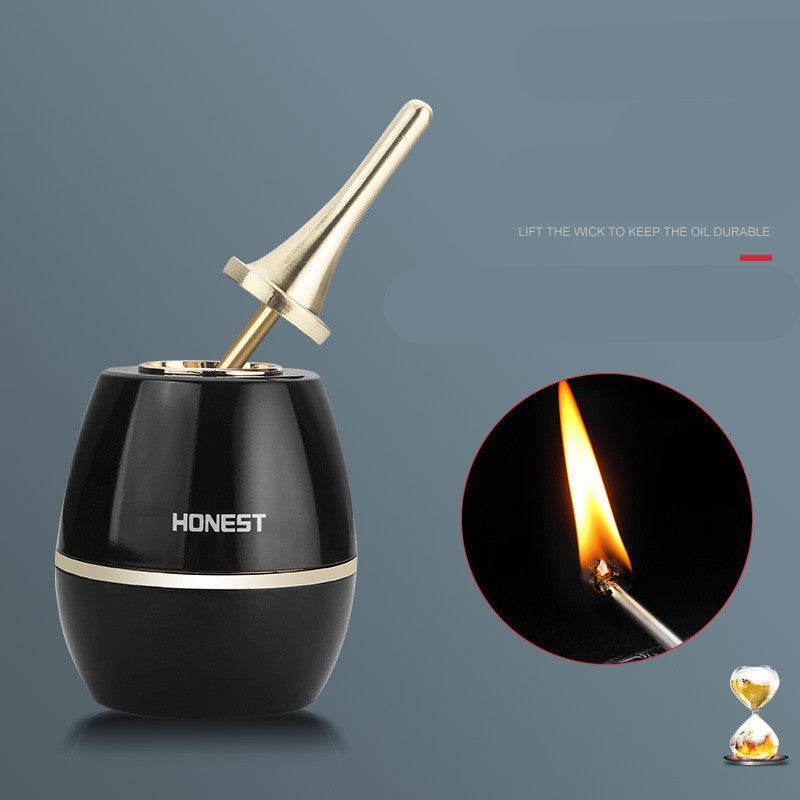 HONEST Personalized Metal Creative Oil-electric Hybrid Lighter Match Igniter