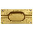 Metal Gold and Silver 2 slot Cigar Ashtray