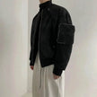 Retro Suede Street Hip pop Fashion Jacket for Men