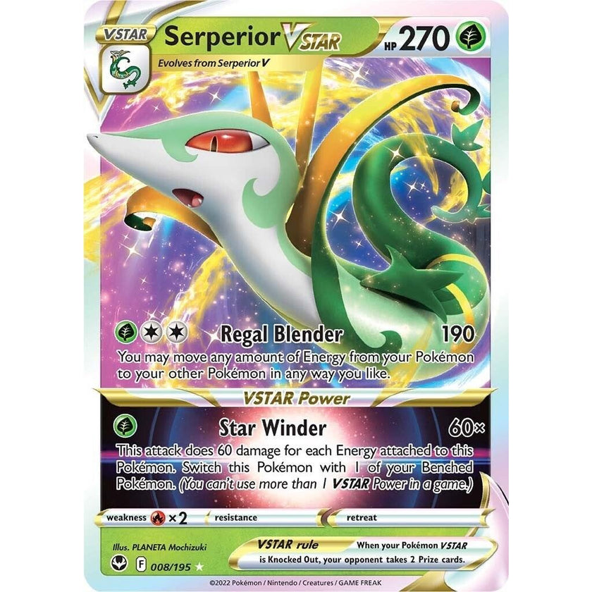 Serperior VSTAR (008/195) (SWSH12)