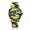 Camouflage Watch Student Sports Double Display Fashion Silicone Strap