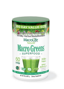 MacroLife Naturals - Macro Greens Canister (567g)