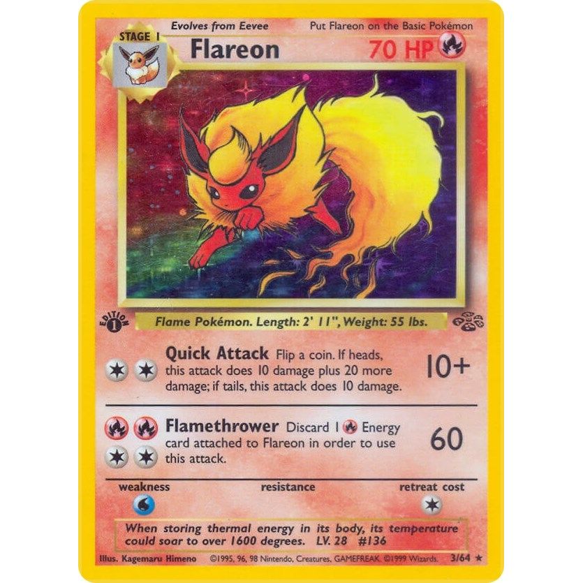 Flareon (3) (03/64) (JU)