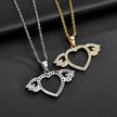 Women Fashion Angel love pendant Necklace Gold Silver