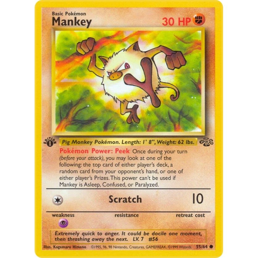 Mankey (55/64) (JU)