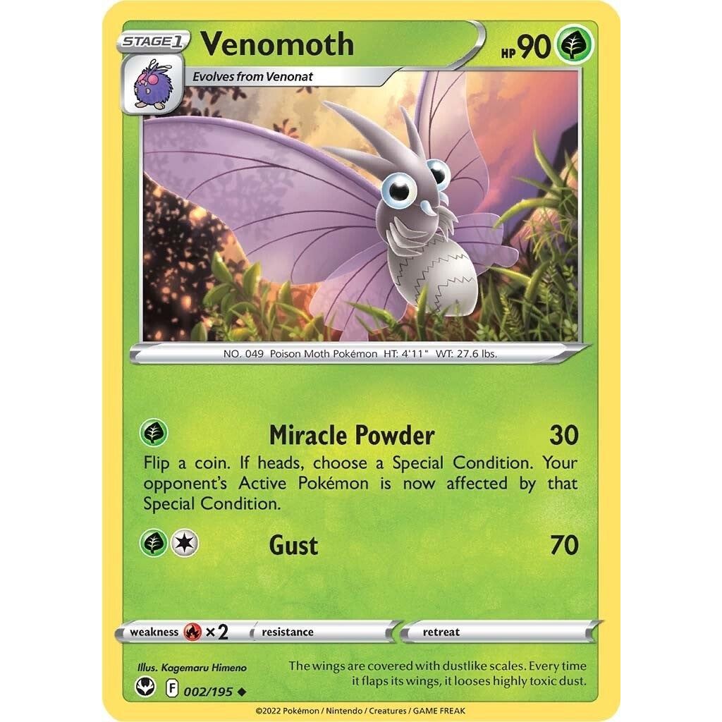 Venomoth (002/195) (SWSH12)