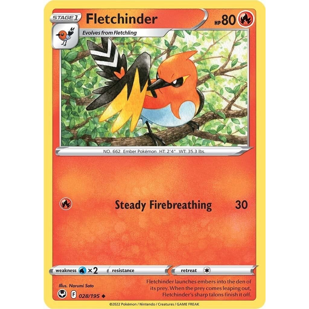 Fletchinder (028/195) (SWSH12)