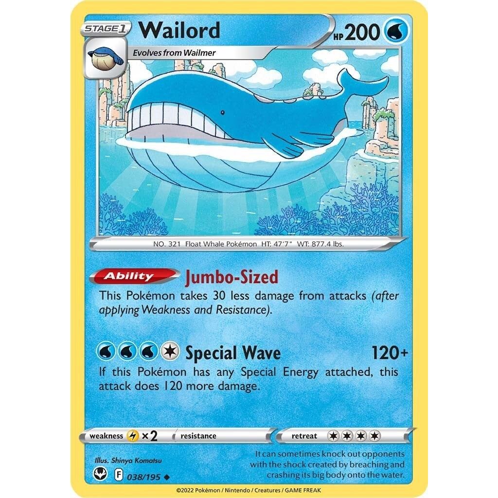 Wailord (038/195) (SWSH12)