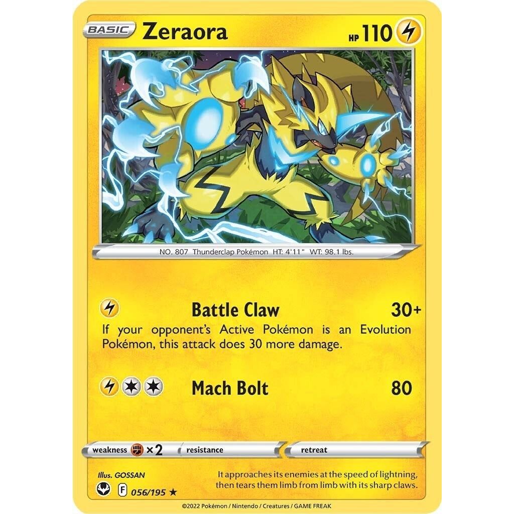 Zeraora (056/195) (SWSH12)
