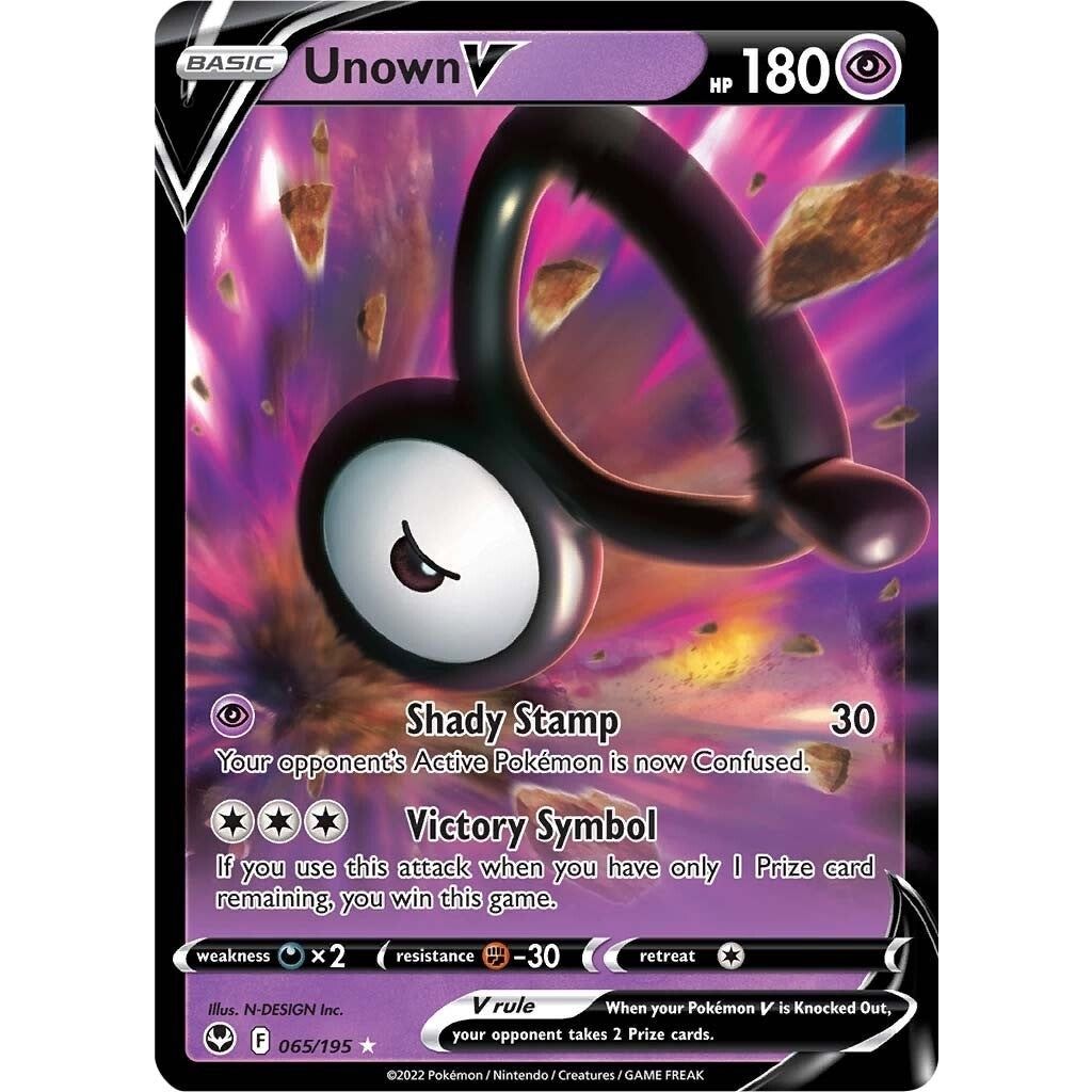 Unown V (065/195) (SWSH12)