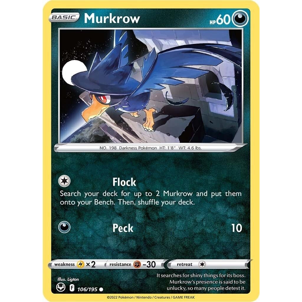 Murkrow (106/195) (SWSH12)