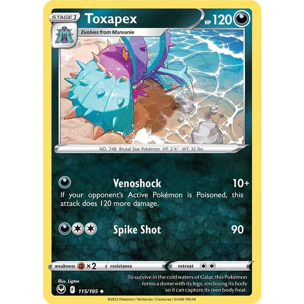 Toxapex (115/195) (SWSH12)