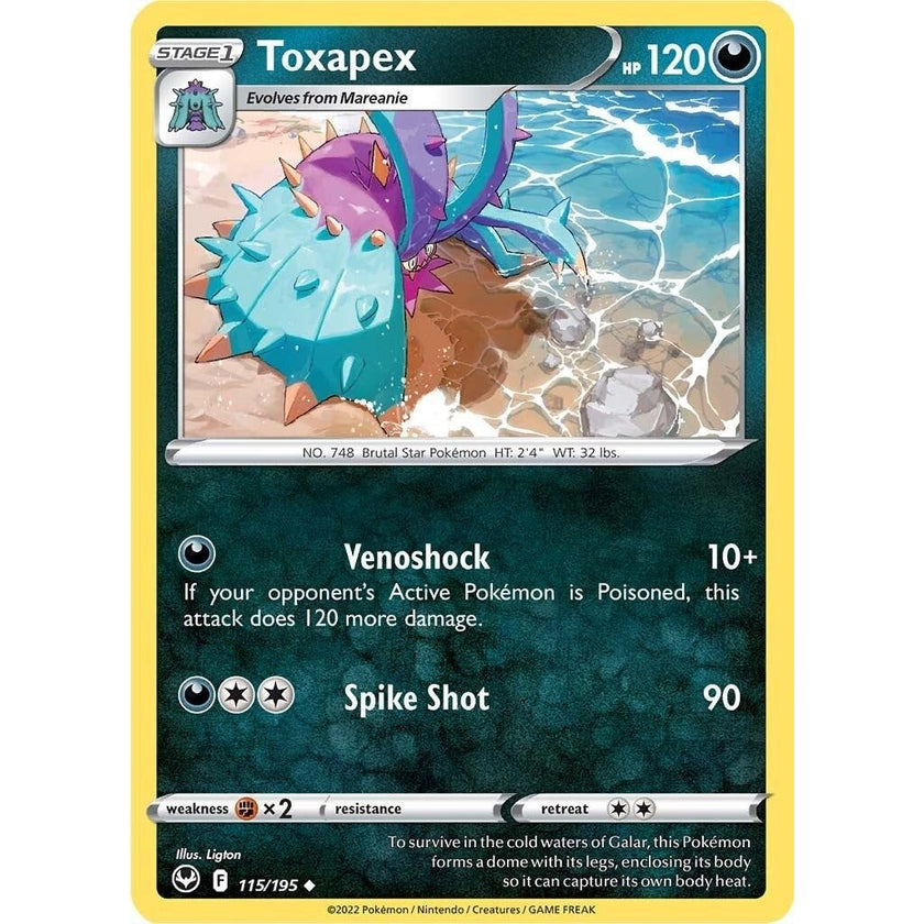 Toxapex (115/195) (SWSH12)