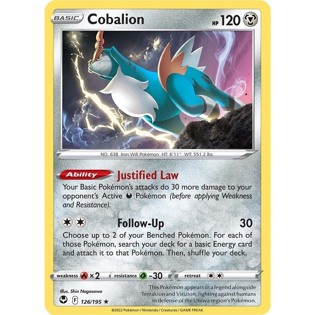Cobalion (126/195) (SWSH12)