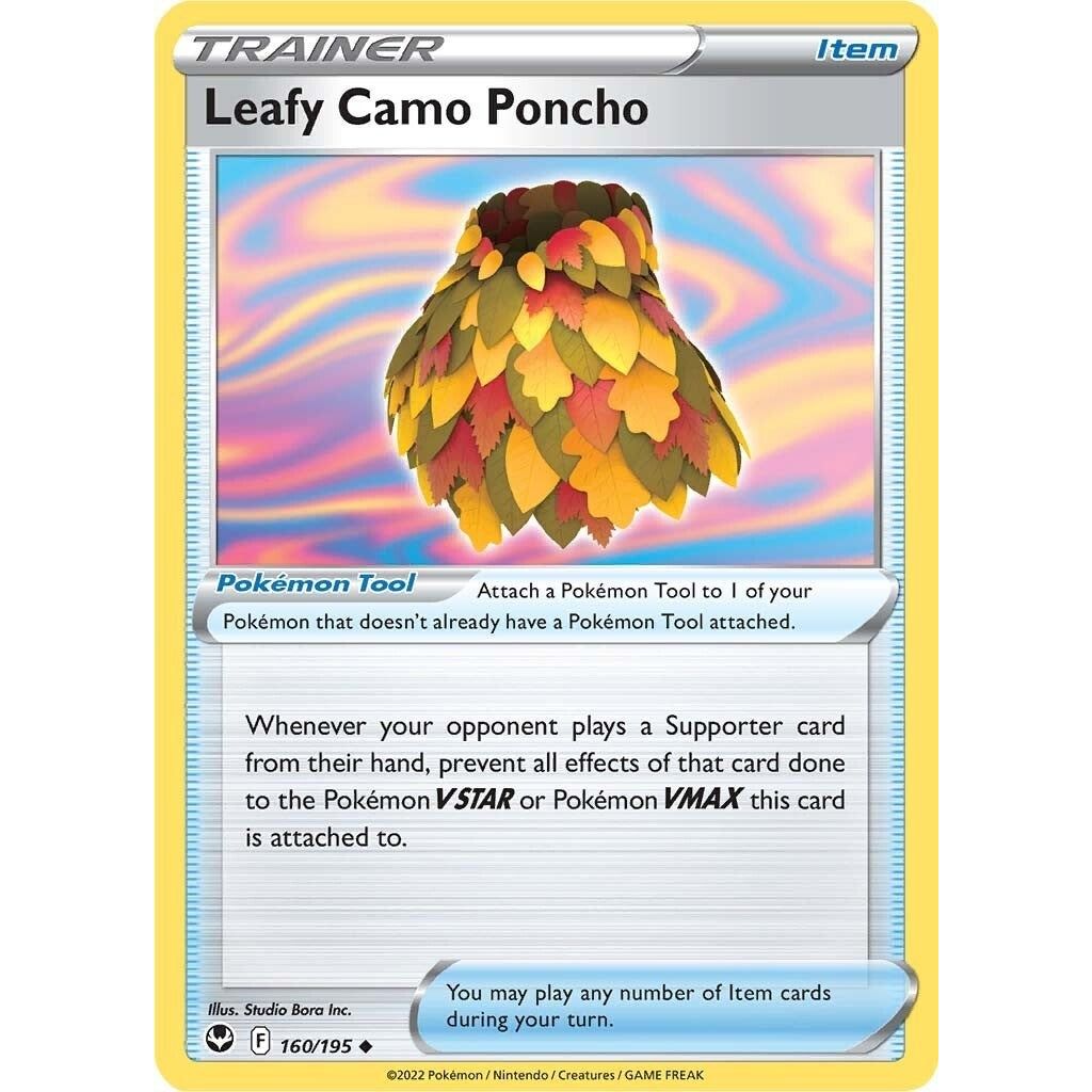 Leafy Camo Poncho (160/195) (SWSH12)