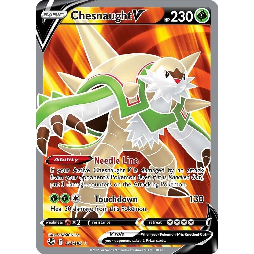 Chesnaught V (Full Art) (171/195) (SWSH12)
