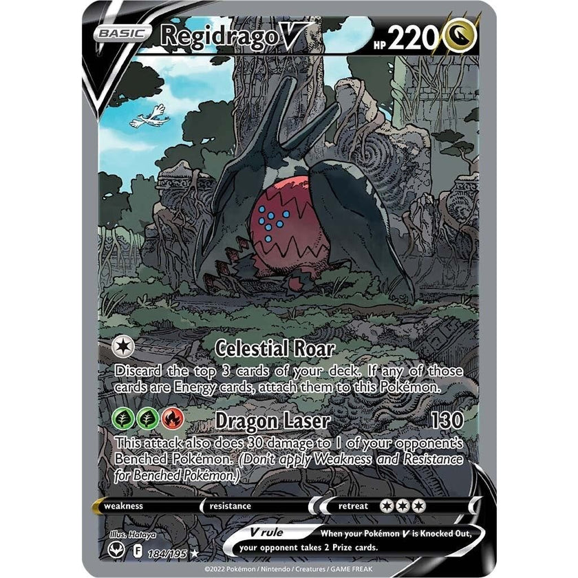 Regidrago V (Alternate Full Art) (184/195) (SWSH12)
